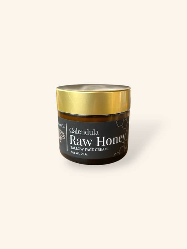 Calendula Raw Honey Tallow Face Cream