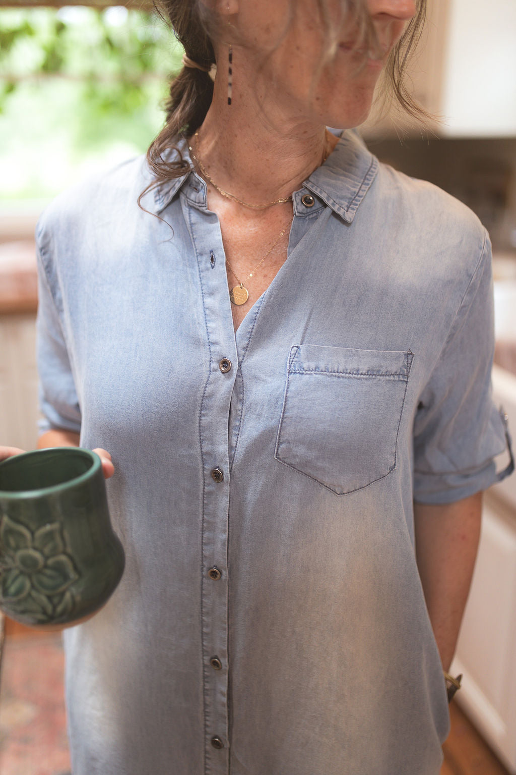 MARIE: DENIM DRESS