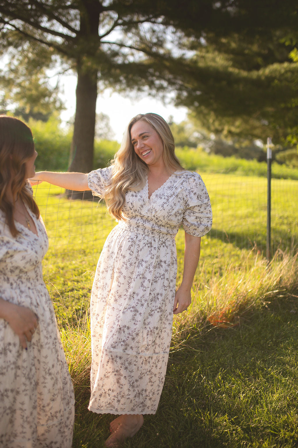 AMANDA: FLORAL LACE DRESS