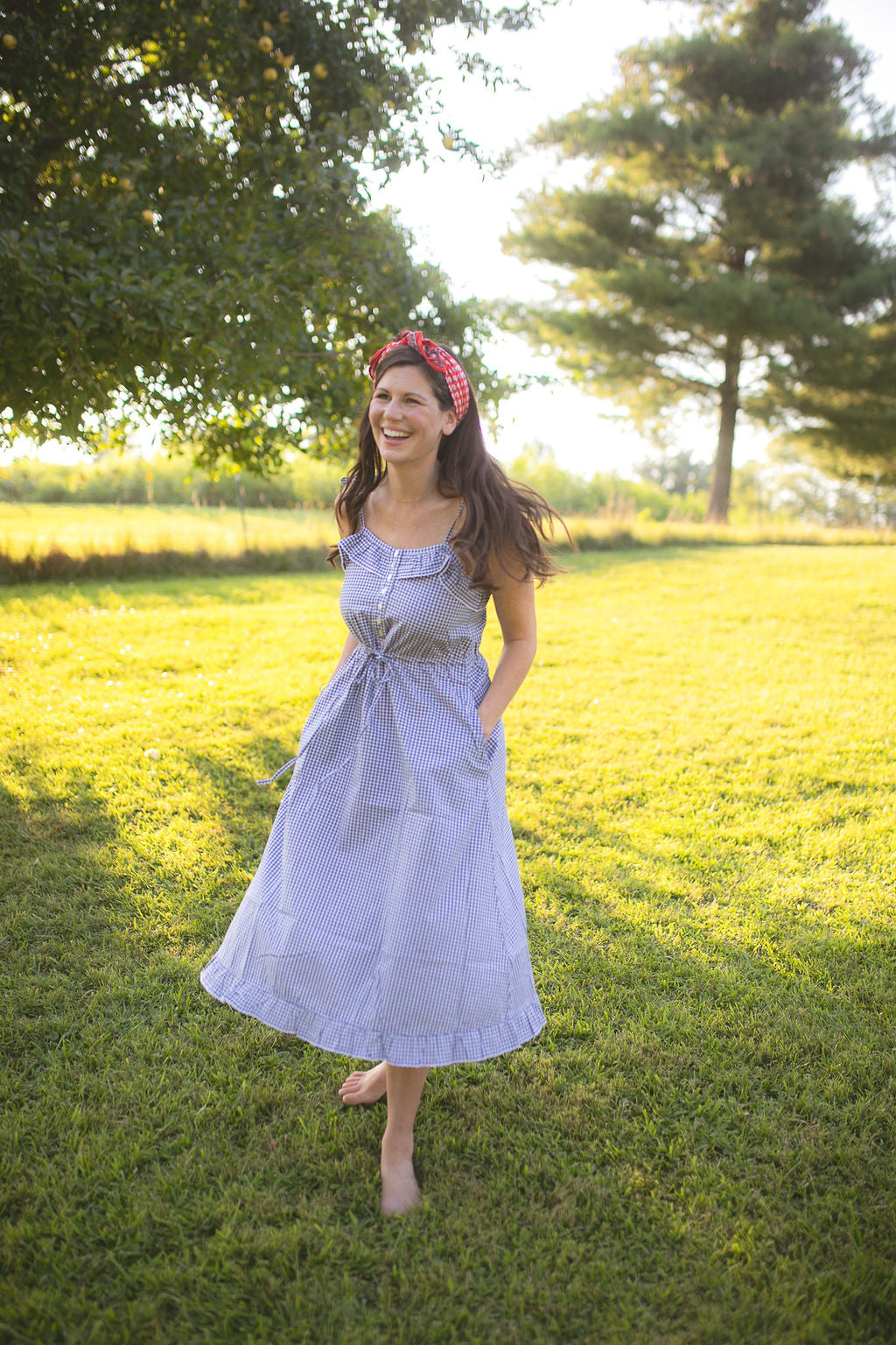 SOLEIL: HEIRLOOM GINGHAM DRESS