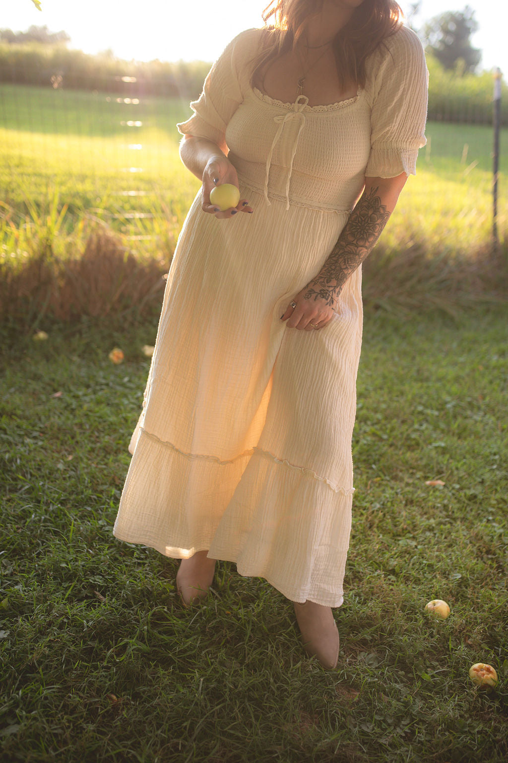 BLYTHE: HEIRLOOM ORGANIC GAUZE DRESS