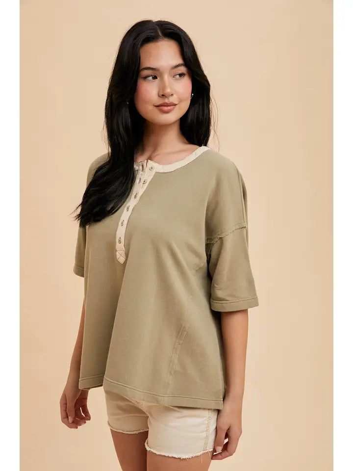 HENLEY: TEE