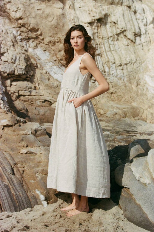 ELEONIE: HEIRLOOM LINEN DRESS