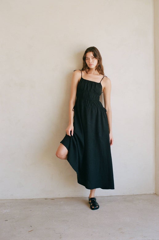 NOVELLA: HEIRLOOM LINEN DRESS