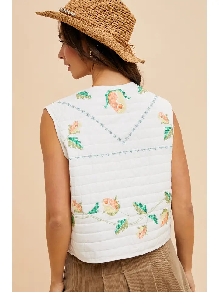 JAYNE: QUILTED VEST