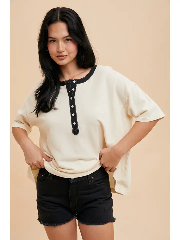 HENLEY: TEE
