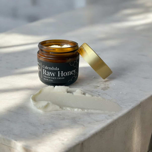 Calendula Raw Honey Tallow Face Cream