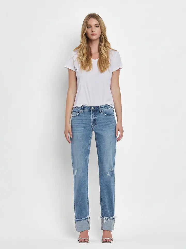 DELANE: PERFECT CUFF JEANS