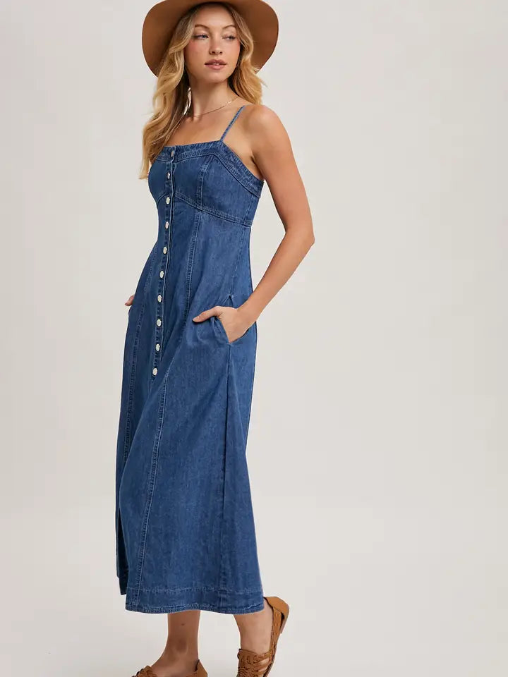 SAVANNAH:  DENIM DRESS