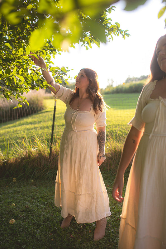 BLYTHE: HEIRLOOM ORGANIC GAUZE DRESS