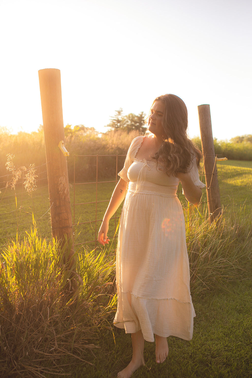 BLYTHE: HEIRLOOM ORGANIC GAUZE DRESS