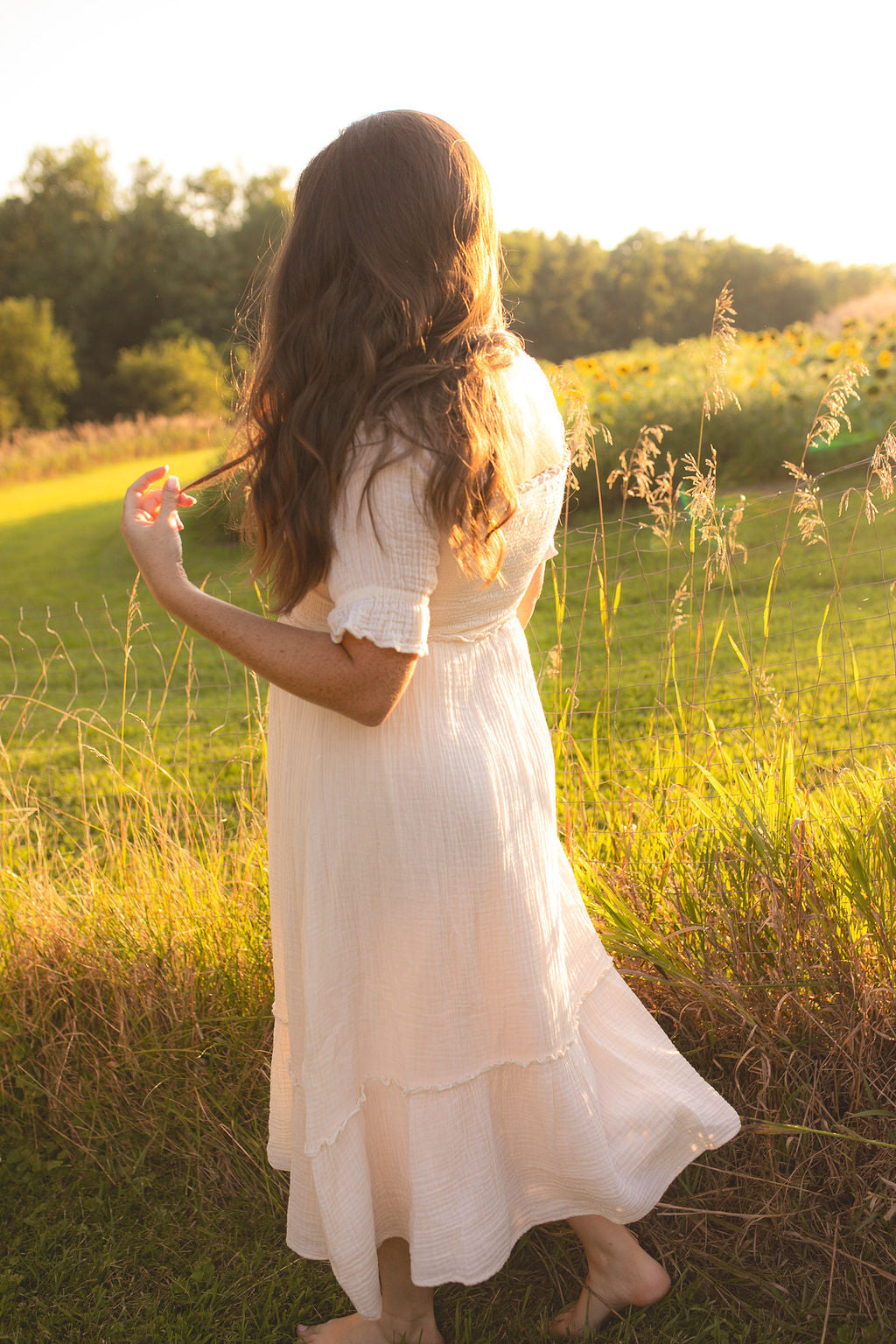 BLYTHE: HEIRLOOM ORGANIC GAUZE DRESS