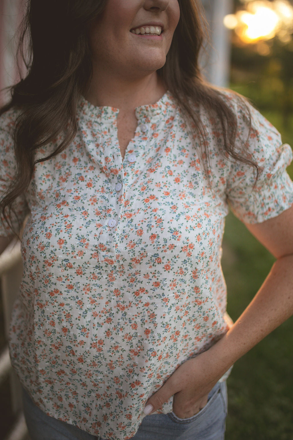 ARIA: DAINTY FLORAL TOP