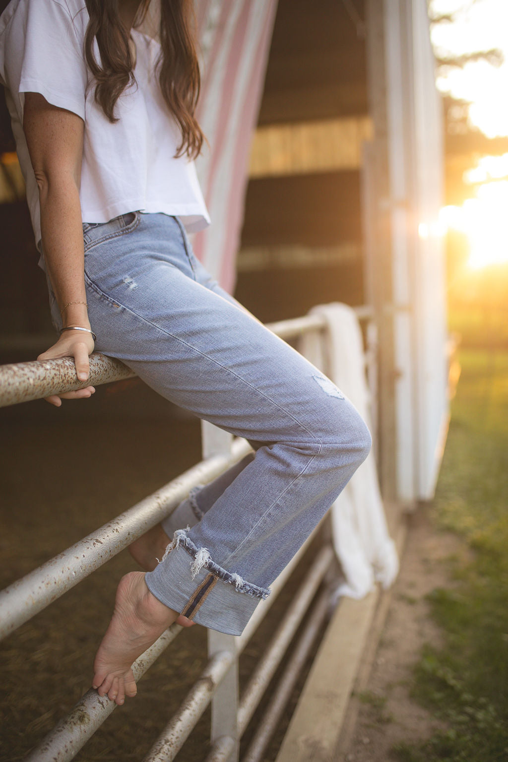 DELANE: PERFECT CUFF JEANS