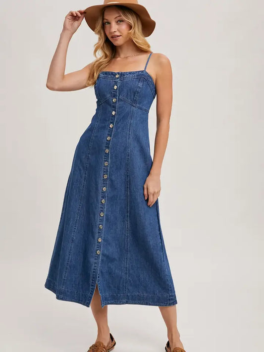 SAVANNAH:  DENIM DRESS