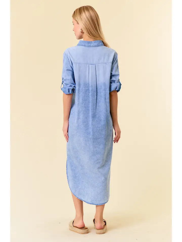 MARIE: DENIM DRESS
