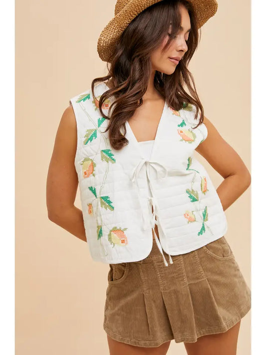 JAYNE: QUILTED VEST