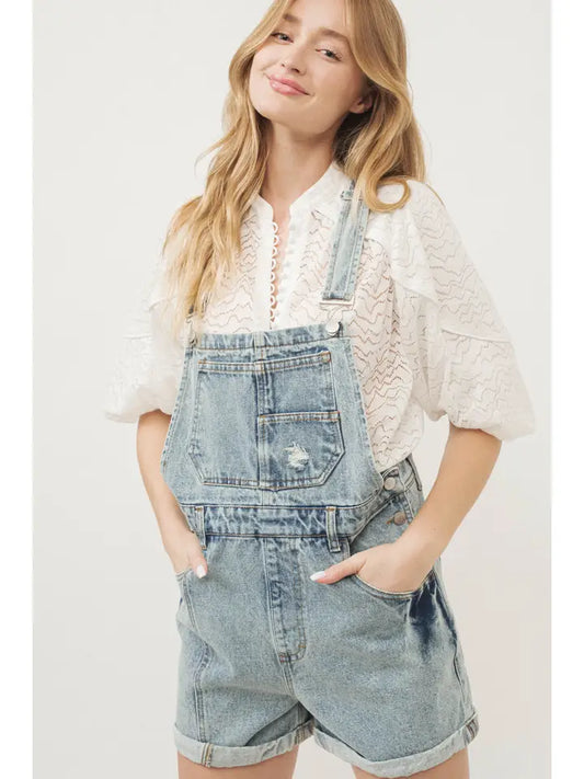 Jonathan Shorts Denim Overall