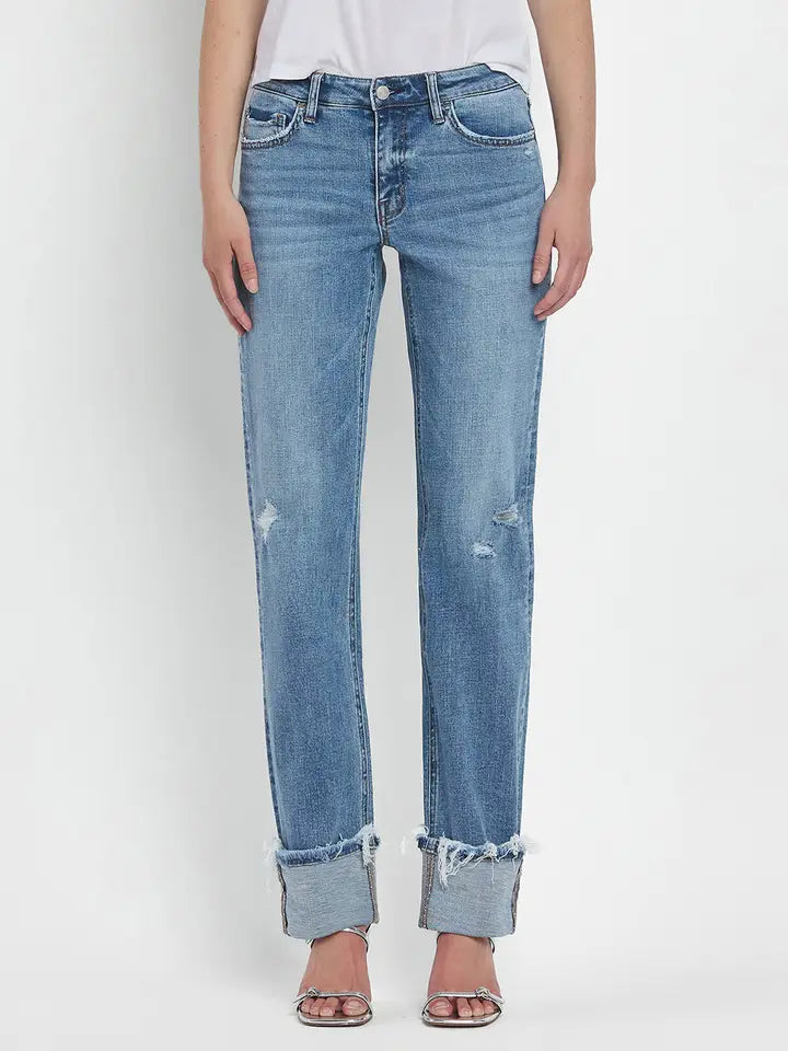 DELANE: PERFECT CUFF JEANS