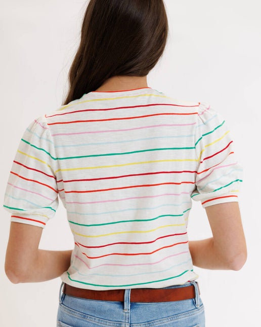 HAPPY: STRIPED TEE