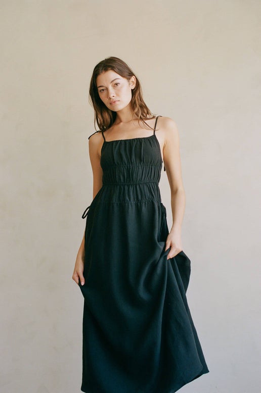 NOVELLA: HEIRLOOM LINEN DRESS